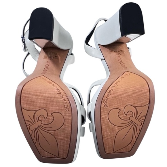 Franco Sarto Damilis Block Heel Dress Sandal, Stone Color, Size 5.5, NWOT - Picture 8 of 9